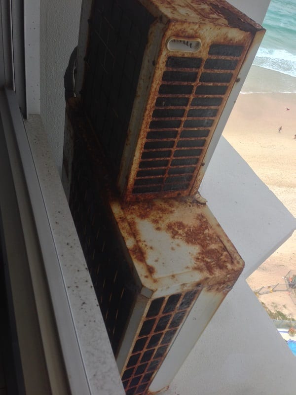 Severe Corrosion To Outdoor Unit